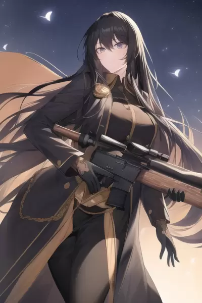 ライフルがなぜか生成されたお姉さん2