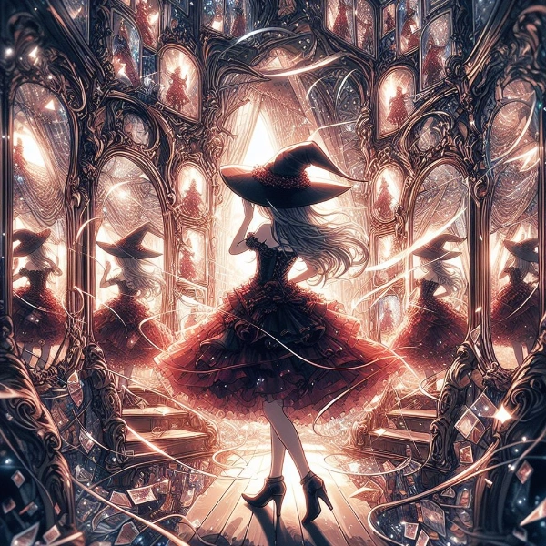 鏡の間の赤の魔女