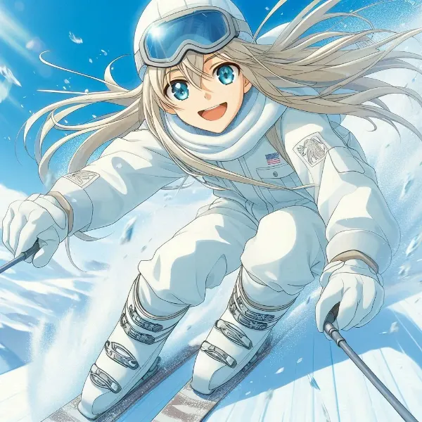 金髪碧眼王子、スキーを嗜まれる