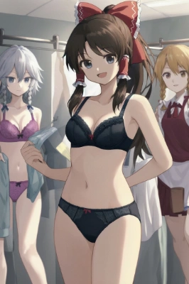 東方のお着替え