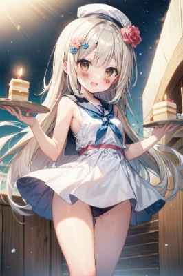 船上ウエイトレスさん