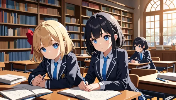 テスト勉強をするよー