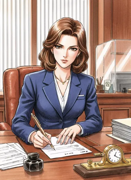 オフィスの女王、運命の署名