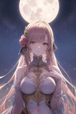 練習(月下の出会い)