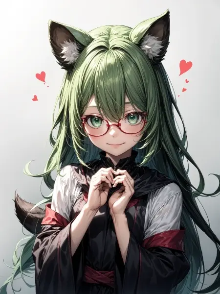 緑髪のお姉さん