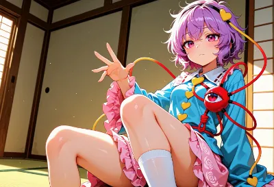 久しぶりに地霊殿やったからさとりを出力してみた