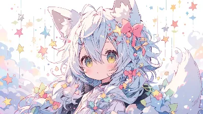 星を纏う夢見る狐の少女