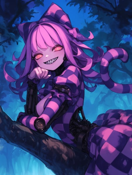 女体化サイボーグなチェシャ猫(不思議の国のアリス)