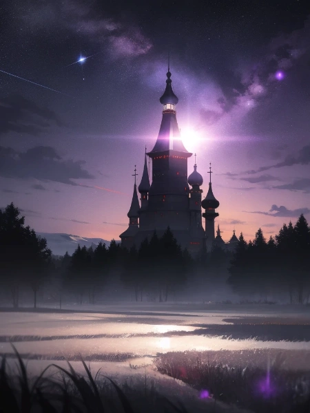 Dream World × Darkness World 悪夢城と玉座　【ダークファンタジー系アート】