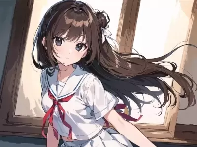 #112 茶髪少女