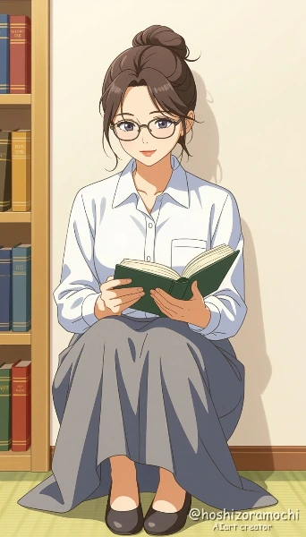 静寂の図書館、知の番人 - Silent Library, Guardian of Knowledge