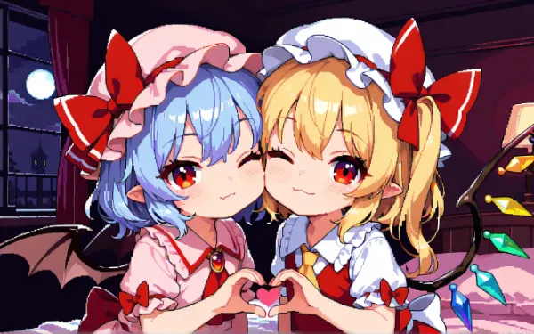 月夜に交わす姉妹の絆