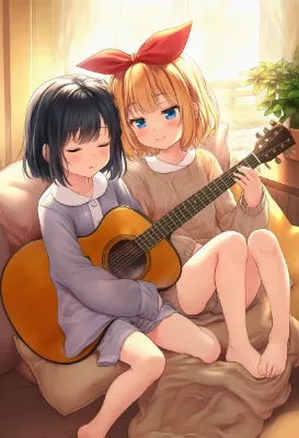 連弾してたら寝ちゃったね