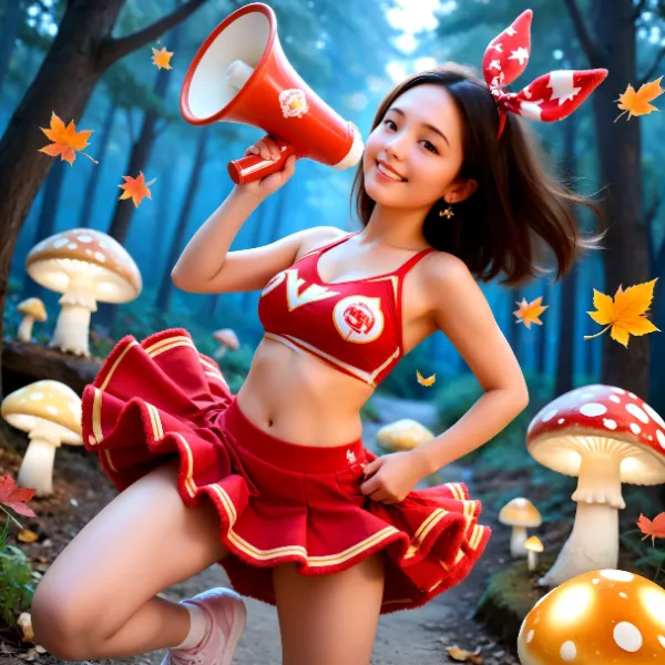 森のチアガール