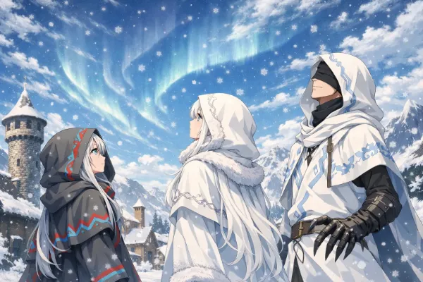 雪国の空