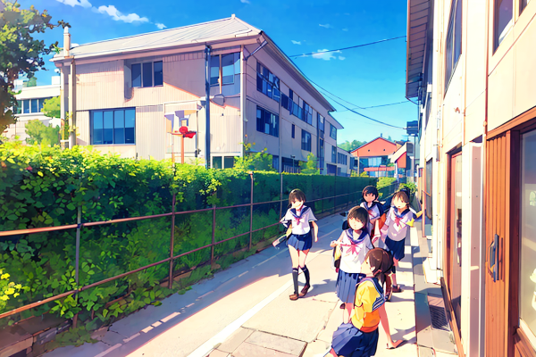 通学路、オールグリーン！