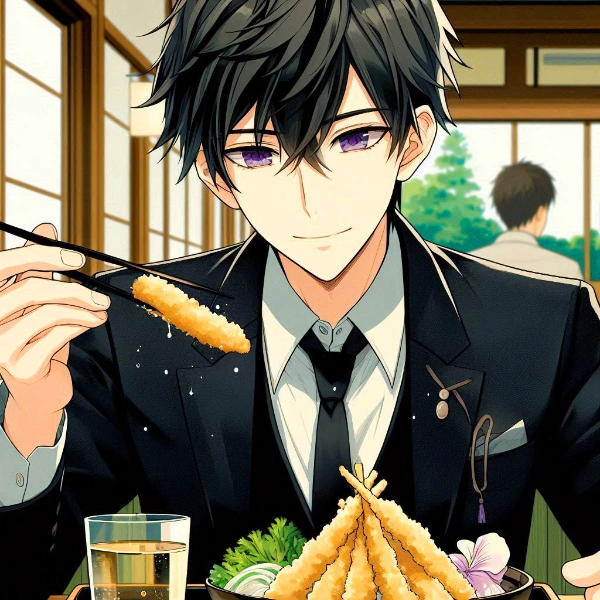 天ぷらと、黒髪短髪男性★その1(17枚)