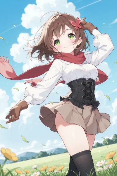 秋服仕様の転生ちゃん