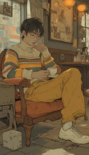 地味見え回避！塩顔男子こそ着るべき「差がつく秋のカラーコーデ術」をAIが解説