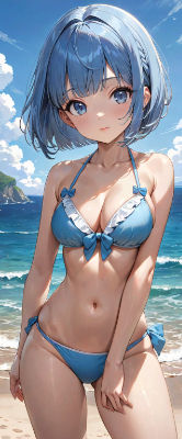 暑い日の海