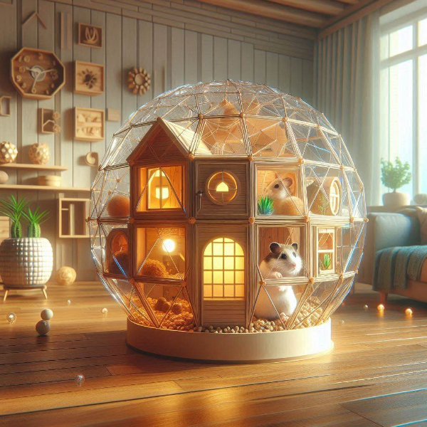 ハムスター用ドーム型ハウス