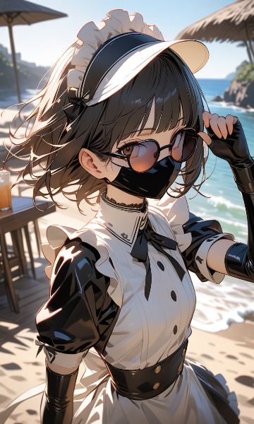 完全紫外線防護メイド服