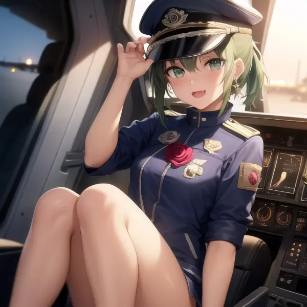 飛行機のパイロット？