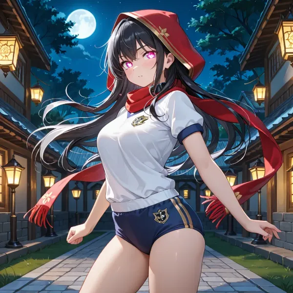 シャーリー忍者劇場：光る校章と豪華ブルマの巻