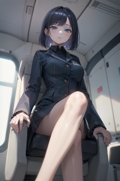 cabin attendant #1(anime)