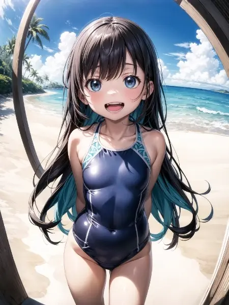 水着の女の子