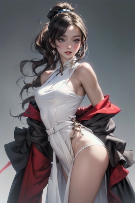 wearing satin slip dress