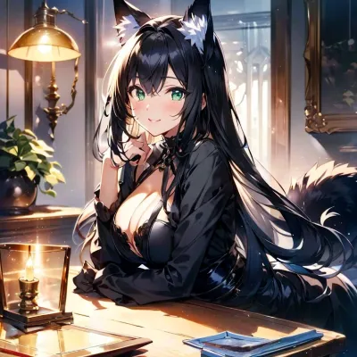 黒の狼
