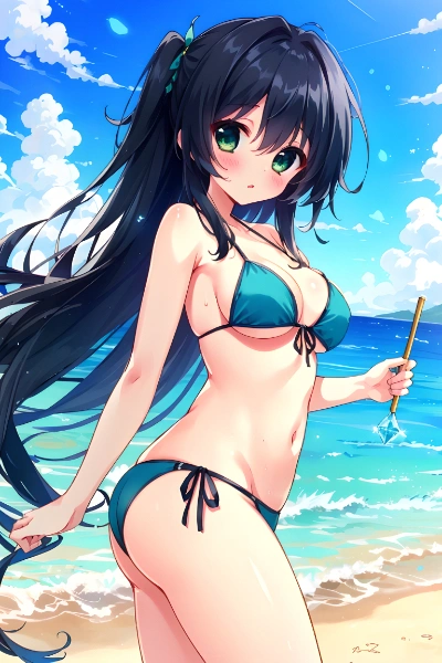 水着ノエルちゃん。