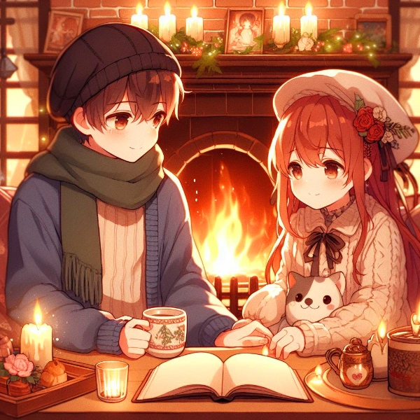 暖炉と恋人♥その2(7枚)