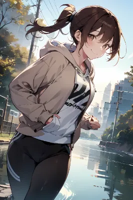 朝のランニング