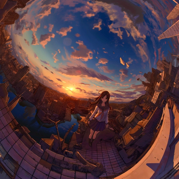 360°view、廃墟