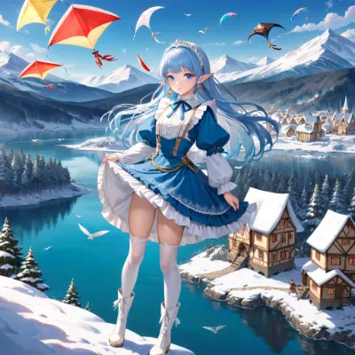 お正月の空