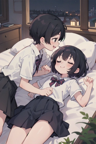 幼馴染とお泊まり会