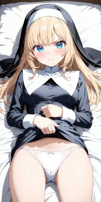 事前金髪シスターちゃん