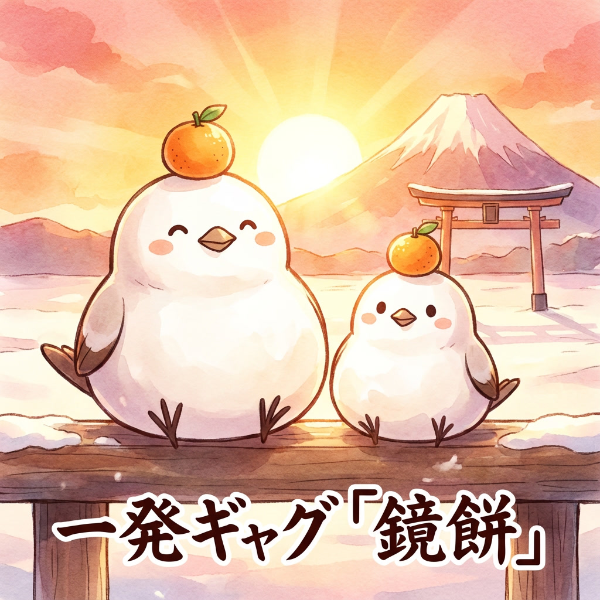 一発ギャグ『鏡餅』