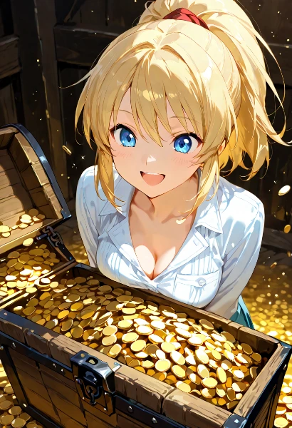 冒険少女と黄金の宝箱