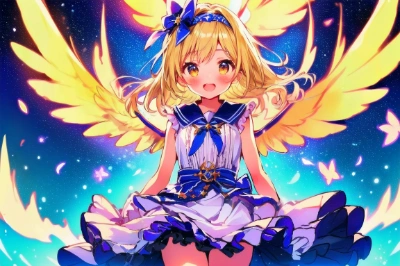 光る羽のサムネイル