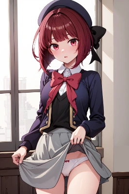 有馬かな　たくし上げ