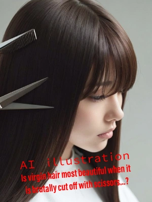 （52）バッサリヘアカット美少女単発画像