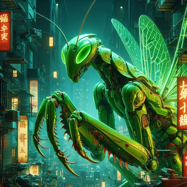 サイバーマンティス 出現！！