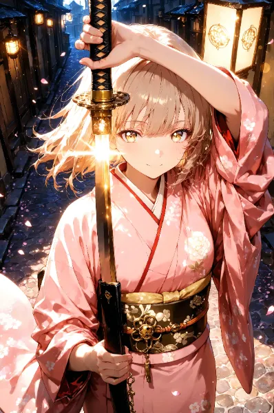 私の刃は曇っていませんか ― 夜灯に誓う、静かな覚悟 ―