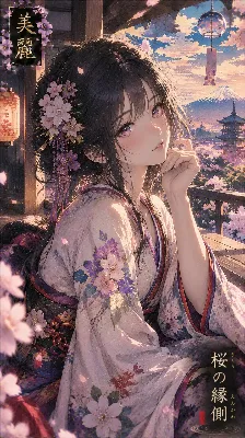 桜の縁側で紡ぐ春の想い