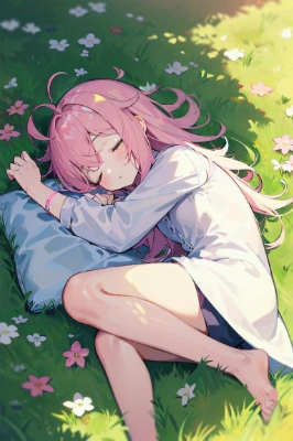 原っぱ睡眠