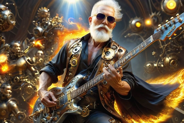 スチームパンクギターGG