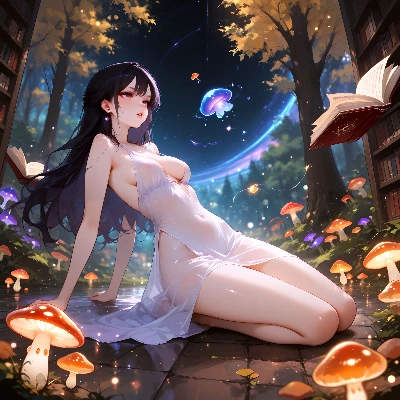 幻想の森の少女